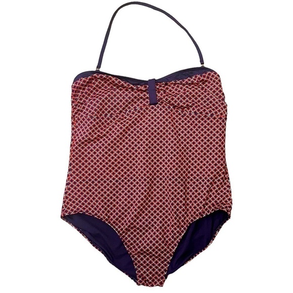 Tommy Hilfiger One-Piece Bandeau Swimsuit - Picture 1 of 11